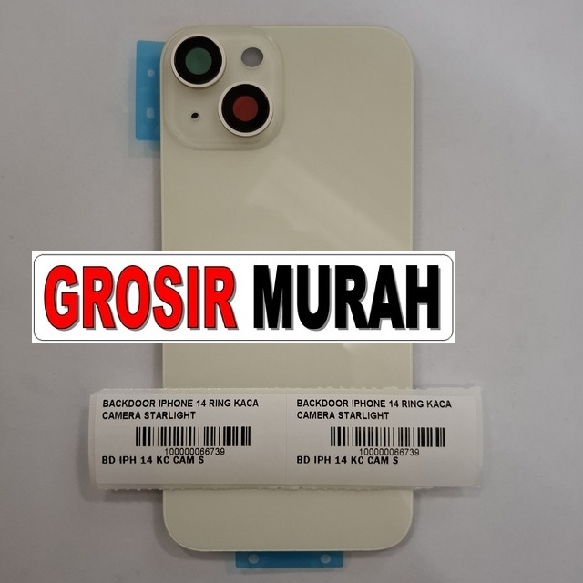 Backdoor iPhone 14 Ring kaca kamera Starlight