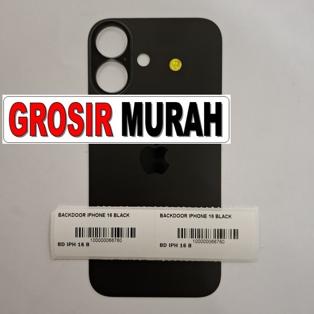 Backdoor iPhone 16 Warna Hitam