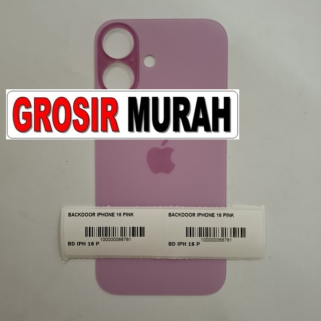 Backdoor iPhone 16 Warna Pink