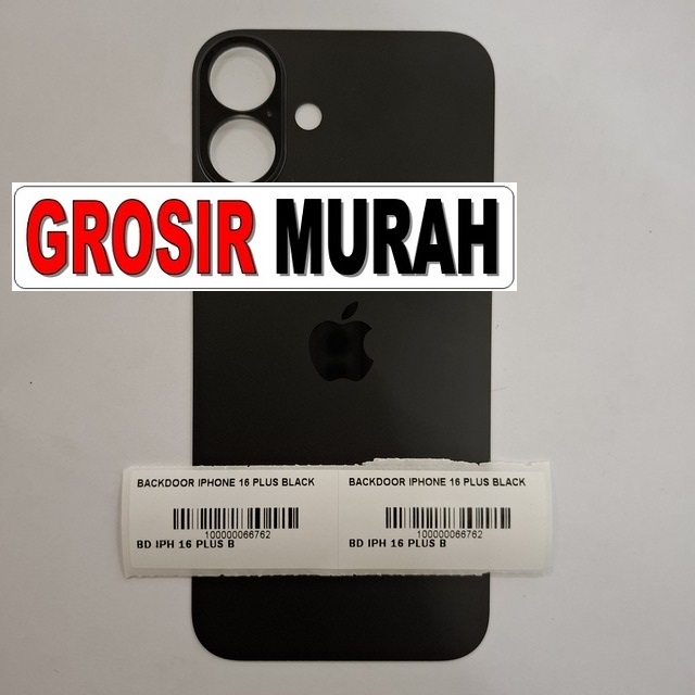 Backdoor iPhone 16 Plus Warna Hitam