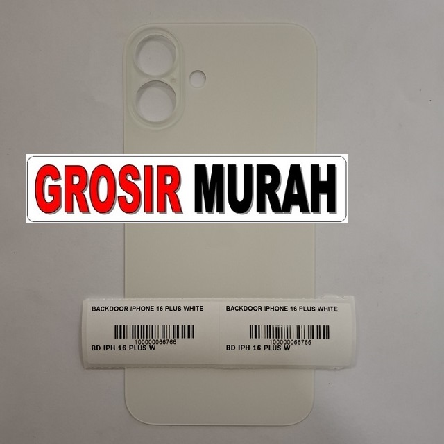 Backdoor iPhone 16 Plus Warna Putih