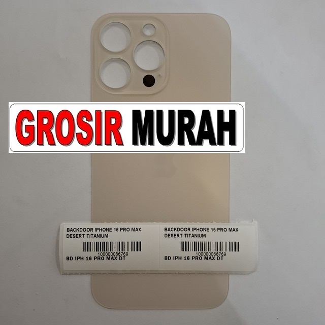 Backdoor iPhone 16 Pro Max Desert Titanium