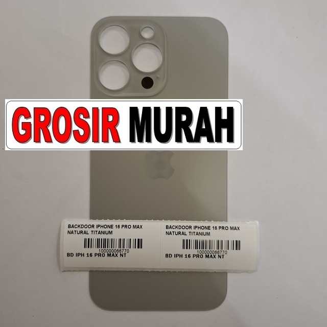 Backdoor iPhone 16 Pro Max Natural Titanium