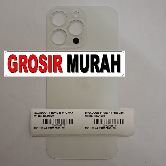 Backdoor iPhone 16 Pro Max White Titanium