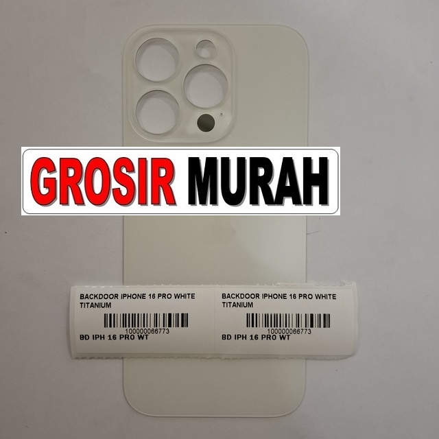 Backdoor iPhone 16 Pro White Titanium