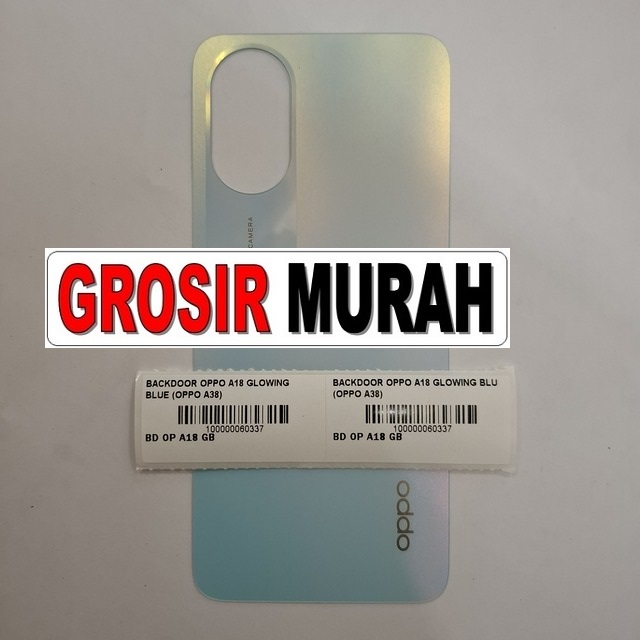 Backdoor Oppo A18 Glowing Blue (Oppo A38)