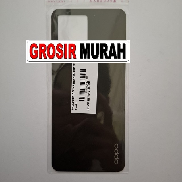 Backdoor Oppo Reno 7 4G Cosmic Black