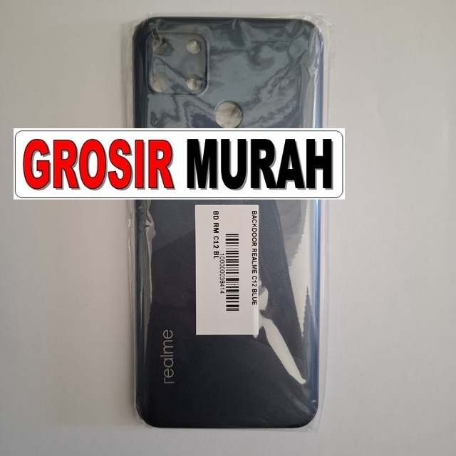 Backdoor Realme C12 Blue