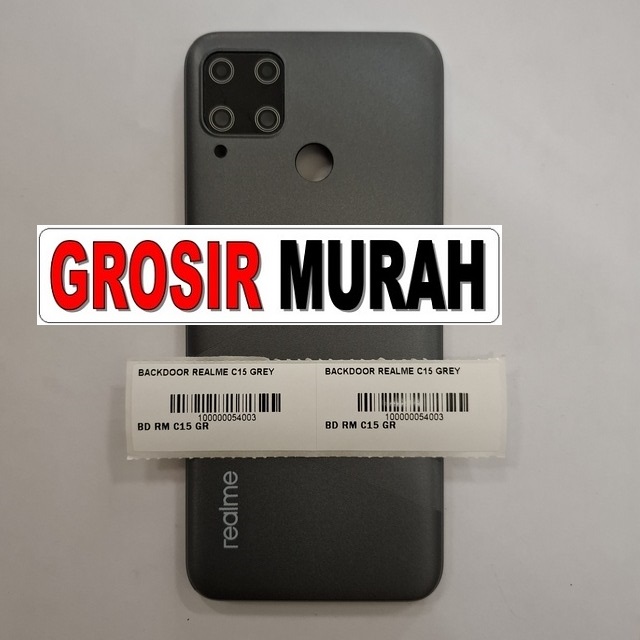 Backdoor Realme C15 Grey