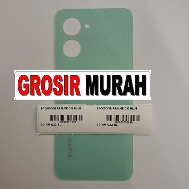 Backdoor Realme C33 Blue