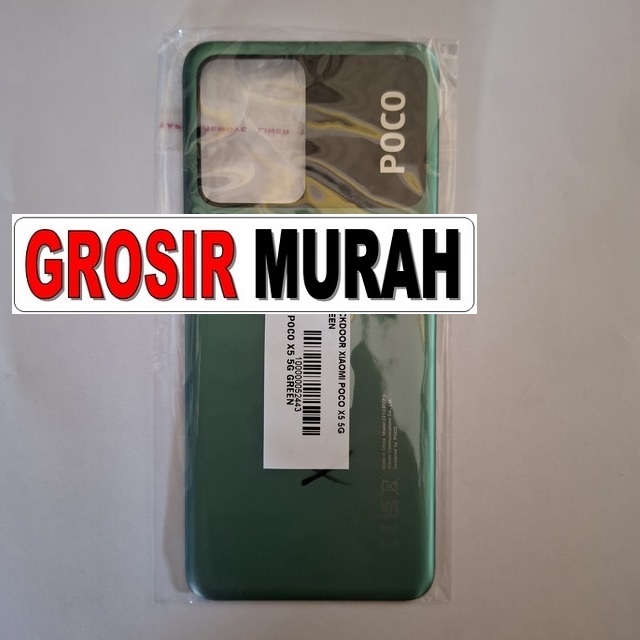 Backdoor Xiaomi Poco X5 5g Green