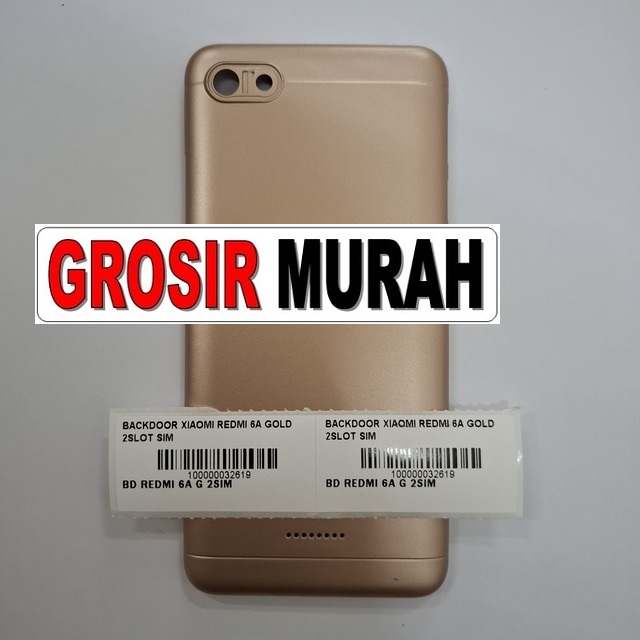 Backdoor Xiaomi Redmi 6a Gold 2slot Sim