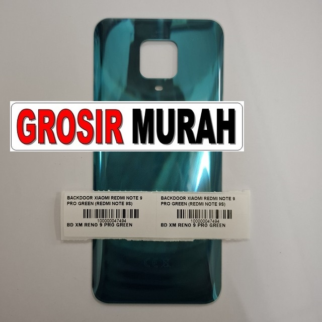 Backdoor Xiaomi Redmi Note 9 Pro Green (redmi Note 9s)