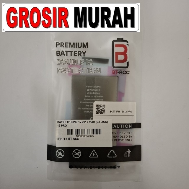 Batre iPhone 12 Bt-Acc Kompatibel iPhone 12 Pro