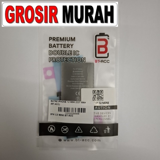 Baterai iPhone 12 Mini BT-ACC 2227mAh