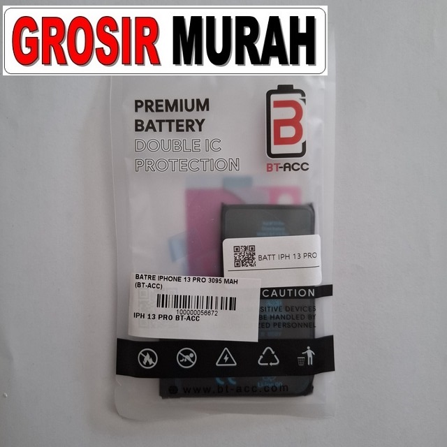 Baterai iPhone 13 Pro BT-ACC 3095mAh