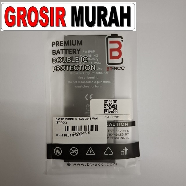 Baterai iPhone 6 Plus BT-ACC 2915mAh