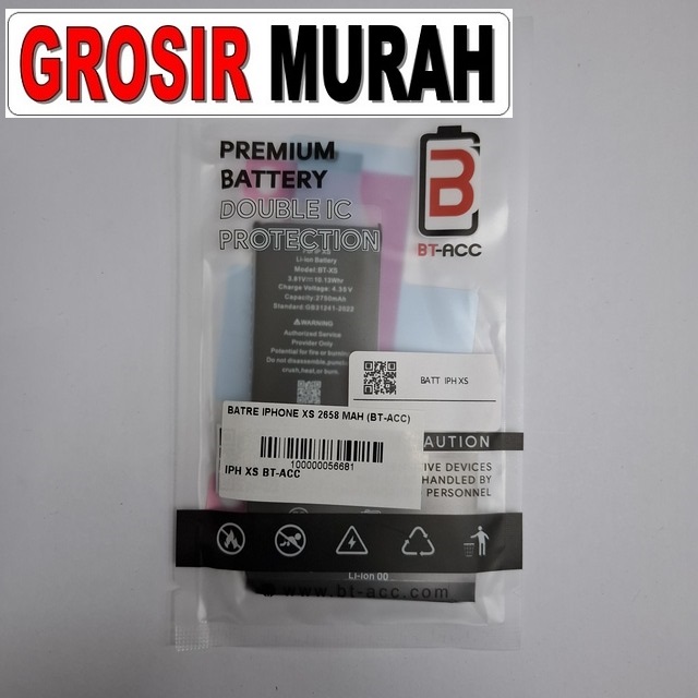 Baterai iPhone XS BT-ACC 2658mAh