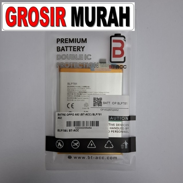 Batre Oppo A92 (bt-acc) Blp781 A52