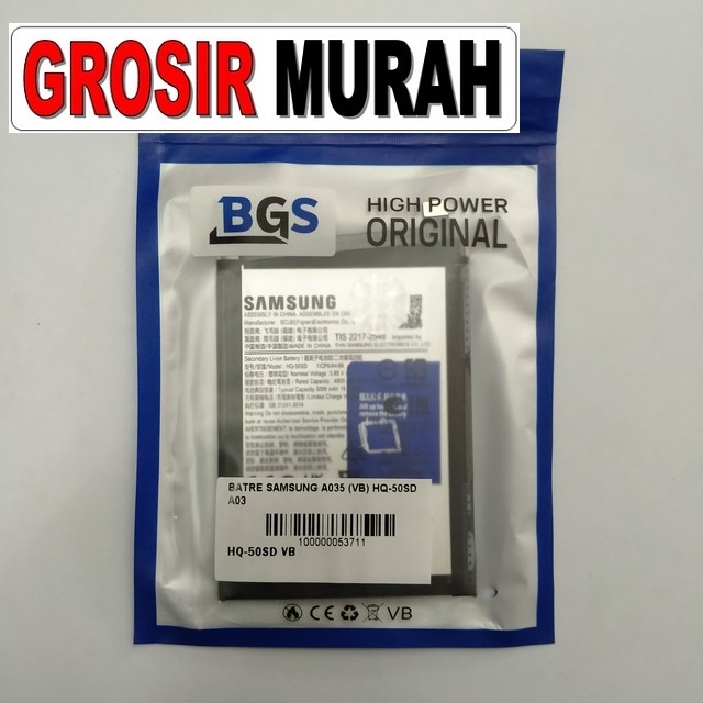 Batre Samsung A035 (vb) Hq-50sd A03