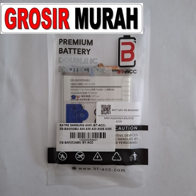 Batre Samsung A505 (bt-acc) Eb-ba505abu A50 A30 A20 A50s A30s