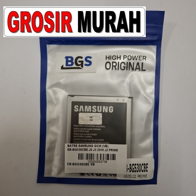 Batre Samsung G530 (vb) Eb-bg530cbe J5 J3 2016 J2 Prime