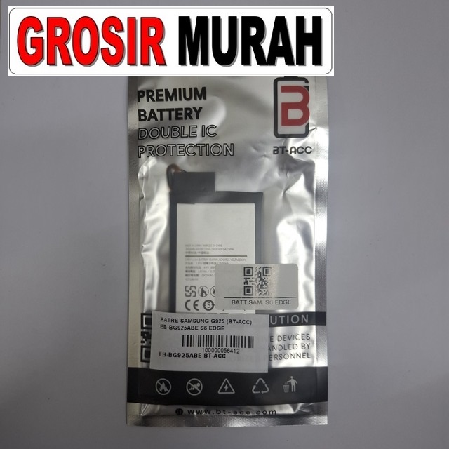 Batre Samsung G925 (bt-acc) Eb-bg925abe S6 Edge