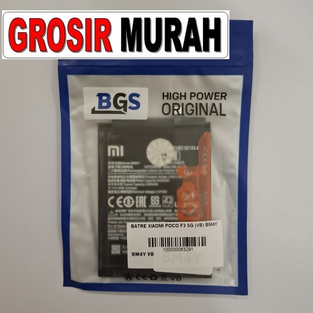 Batre Xiaomi Poco F3 5G BM4Y VB
