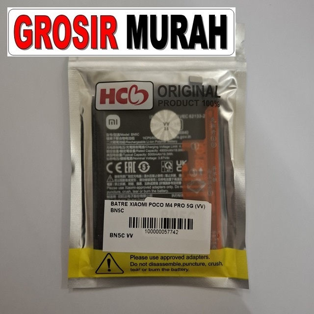 Batre Xiaomi Poco M4 Pro 5g (vv) Bn5c