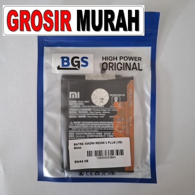 Batre Xiaomi Redmi 5 Plus (vb) Bn44