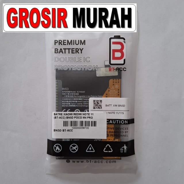 Batre Xiaomi Redmi Note 11 (bt-acc) Bn5d Poco M4 Pro