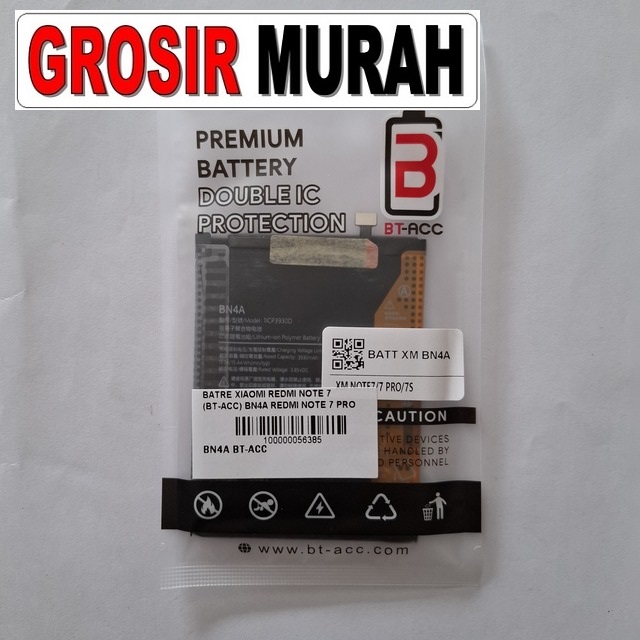 Batre Xiaomi Redmi Note 7 (Bt-Acc) Bn4A Redmi Note 7 Pro