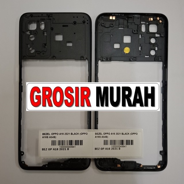 Bezel Oppo A16 2021 Black (oppo A16s A54s)