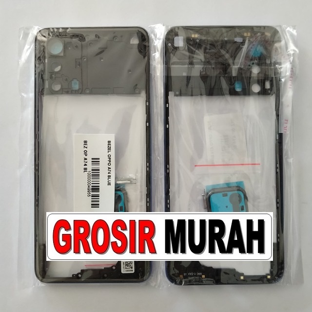 Bezel Oppo A74 Blue