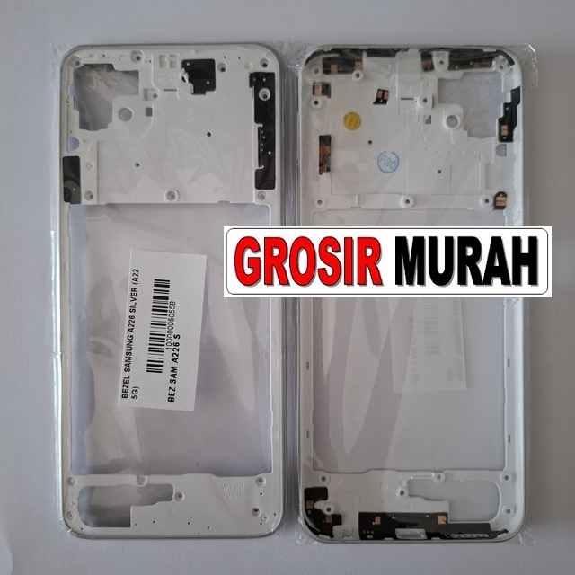 Bezel Samsung A226 Silver (a22 5g)