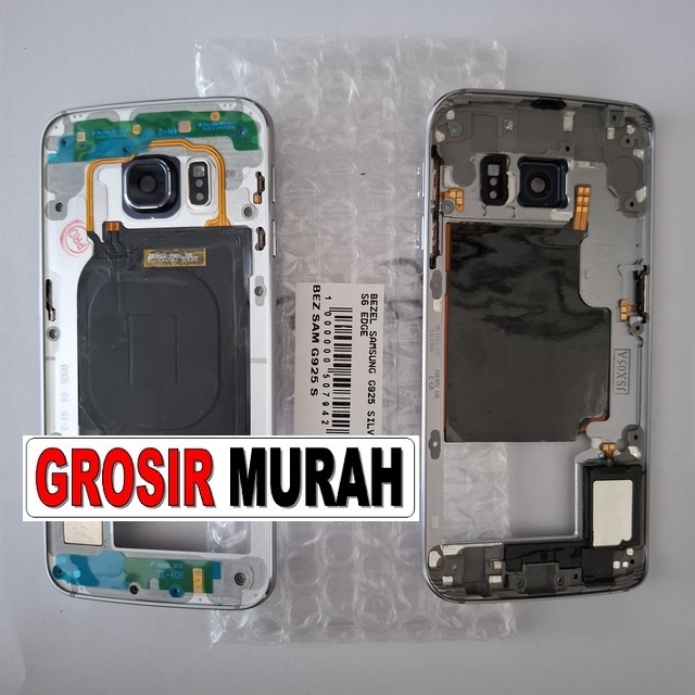 Bezel Samsung G925 Silver S6 Edge