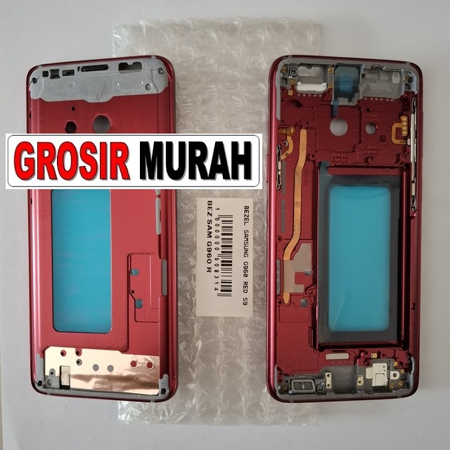 Bezel Samsung G960 Red S9