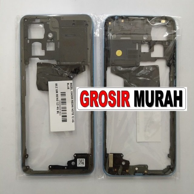 Bezel Xiaomi Redmi Note 12 4g Blue