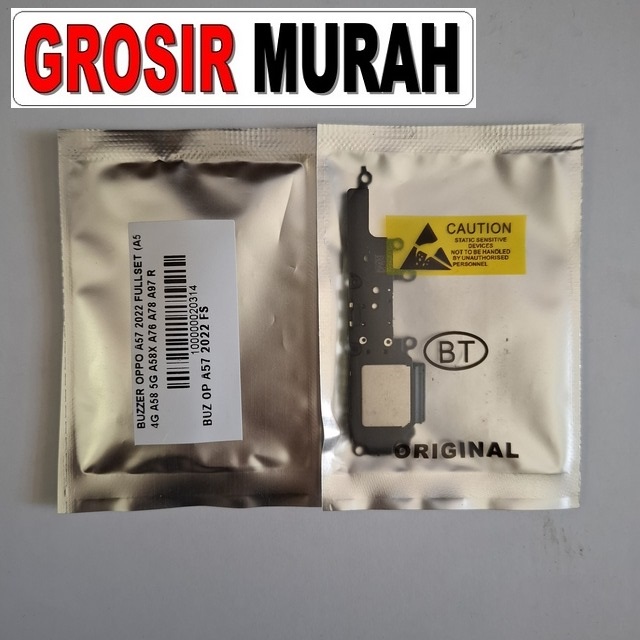 Buzzer Oppo A57 2022 Fullset (a57 4g A58 5g A58x A76 A78 A97 Realme 9i)