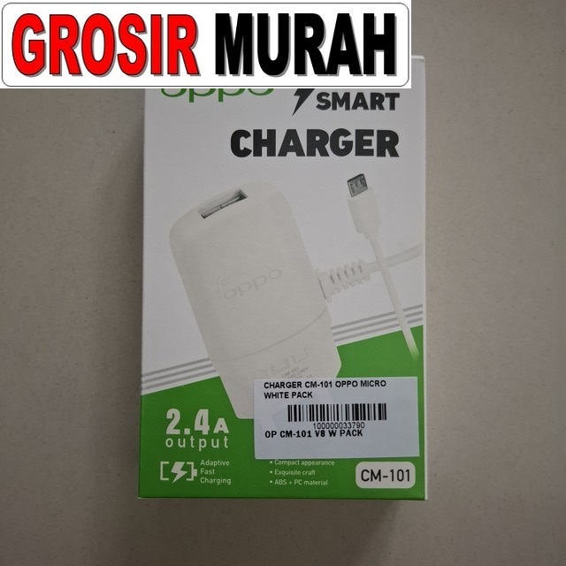Charger Cm-101 Oppo Micro White Pack