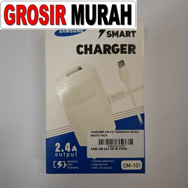 Charger Cm-101 Samsung Micro White Pack