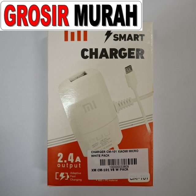 Charger Cm-101 Xiaomi Micro White Pack