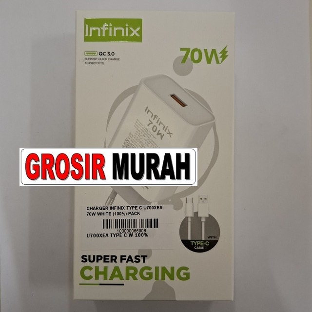 Charger Infinix Type-C U700XEA 70W White