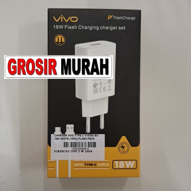 Charger Vivo Type-C 18W V1820C-EU Flash Pack