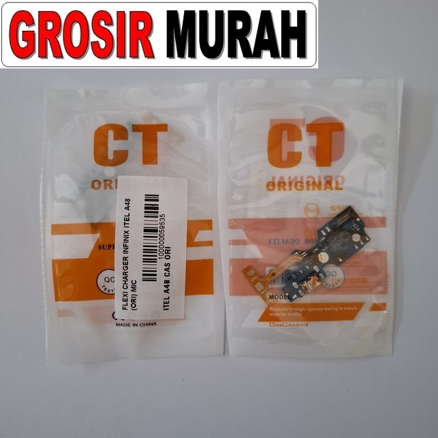 Flexi Charger Infinix Itel A48 (ori) Mic