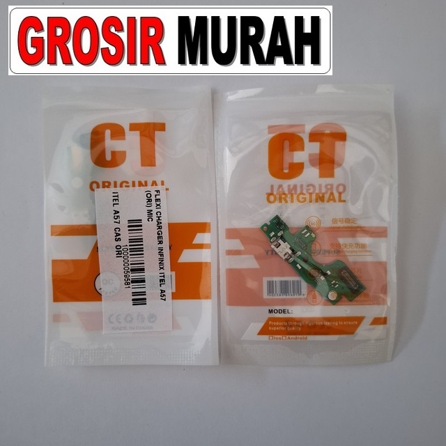Flexi Charger Infinix Itel A57 (ori) Mic