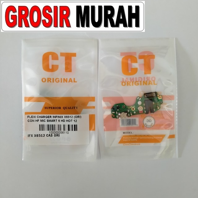 Flexi Charger Infinix X6512 (ori) X665b X665c Spark Go 2020 Kg5 Smart 6 Hd Hot 12i Hot 20i