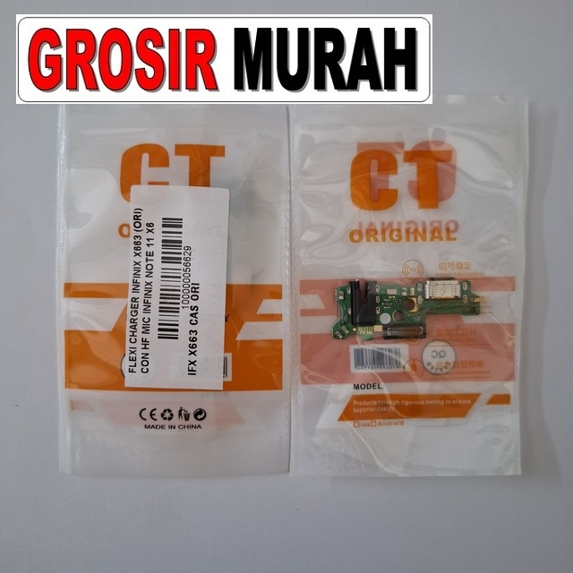Flexi Charger Infinix X663 (ori) Con Hf Mic Infinix Note 11 X677 Note 12i 2022 Note 12
