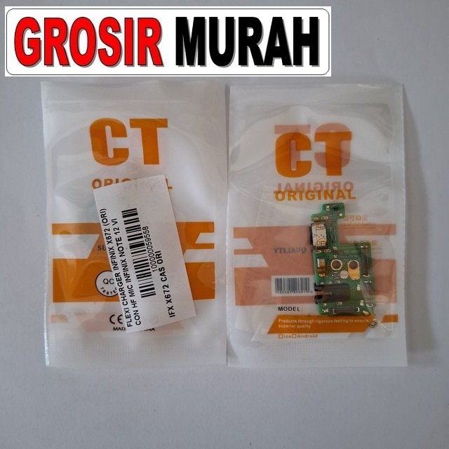 Flexi Charger Infinix X672 (ori) Con Hf Mic Infinix Note 12 Vip