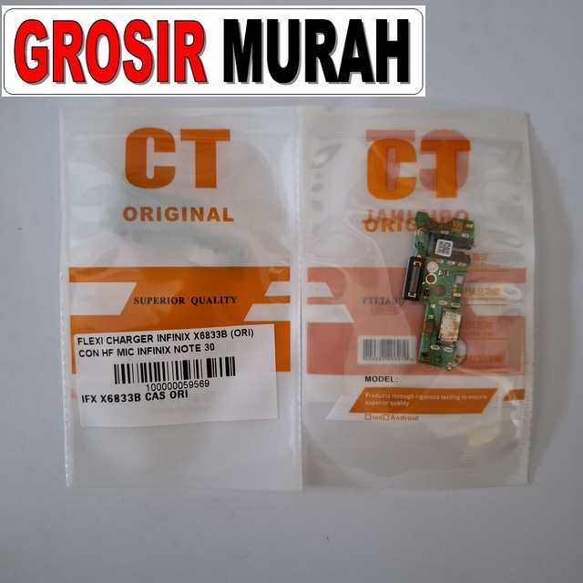 Flexi Charger Infinix X6833b (ori) Con Hf Mic Infinix Note 30